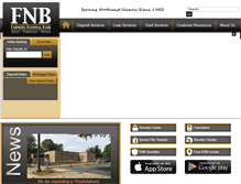 Tablet Screenshot of farmersnationalbank.com